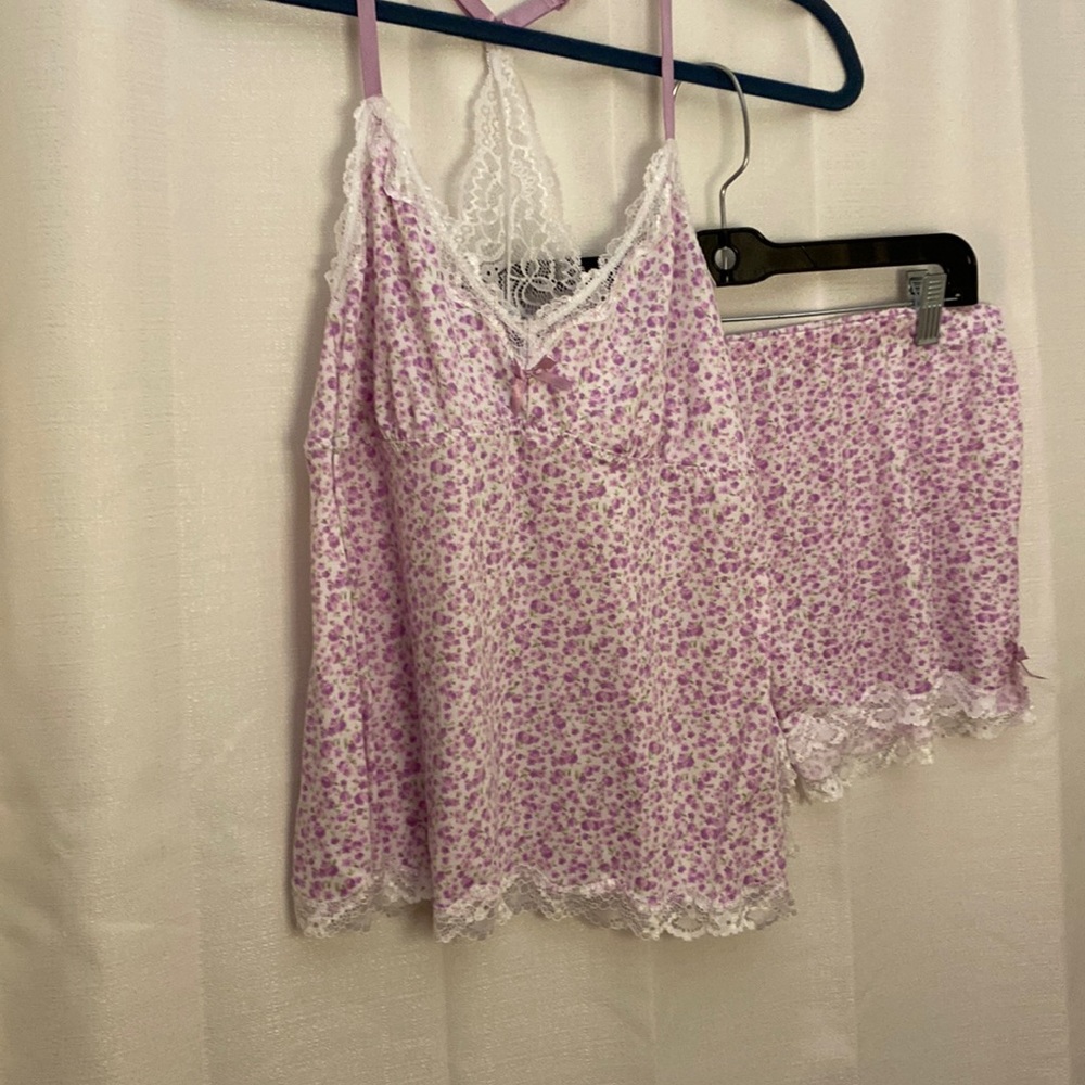 Laura Ashley floral PJ set size large